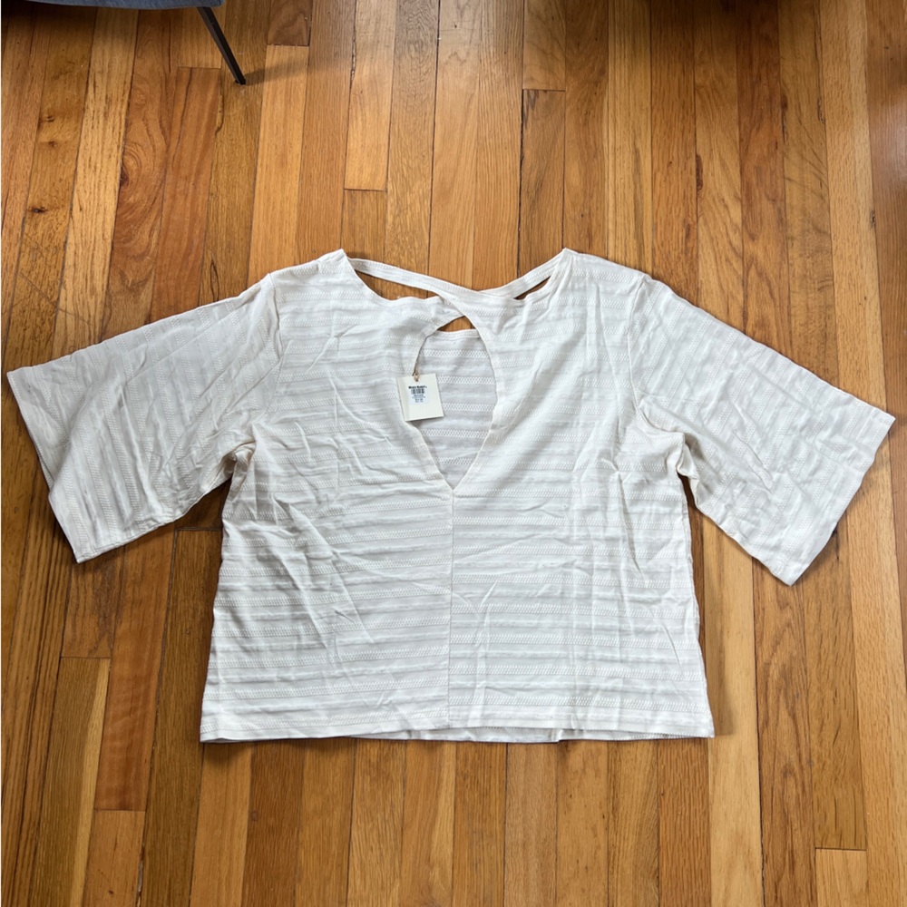 NEW World Market cream striped lounge set - Picture 4 of 10